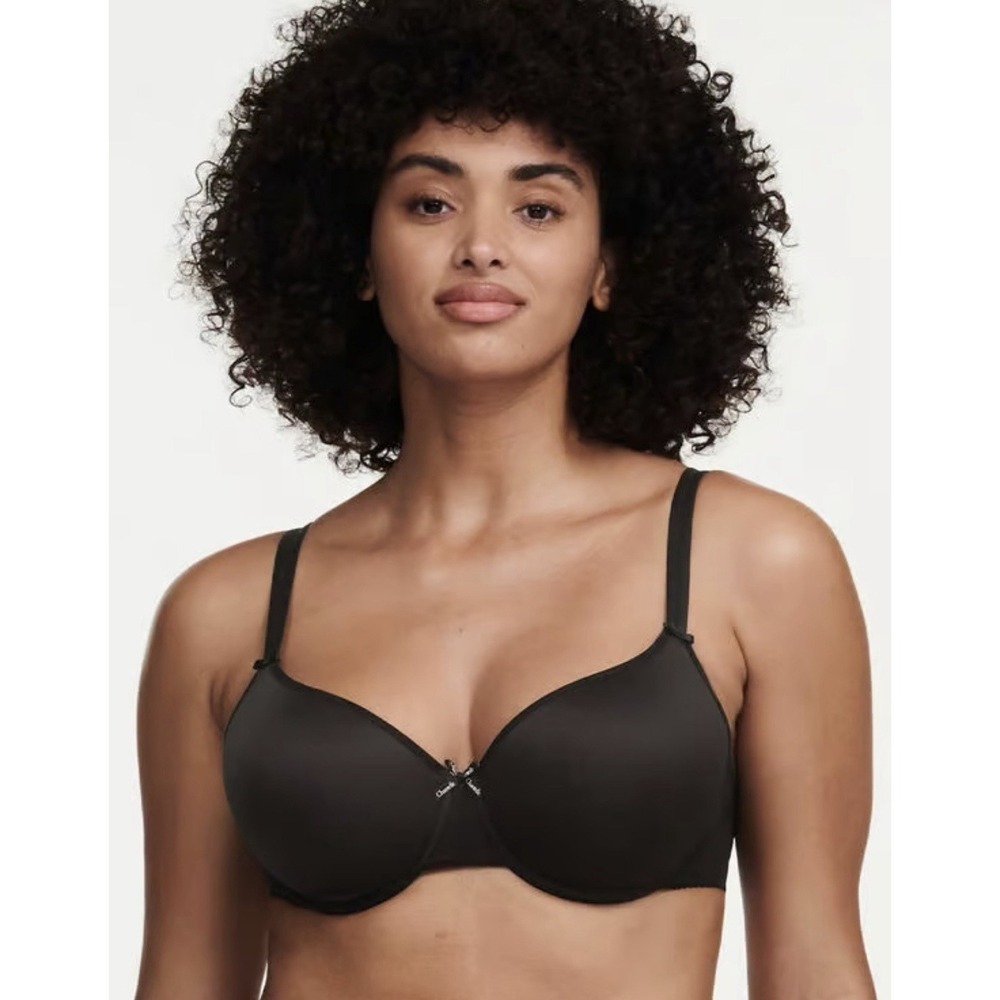 Chantelle Basic Invisible Smooth Support T-Shirt Bra Black Size Unknown 34DD EST